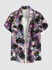 Rose Flower Rainbow Print Matching Hawaii Beach Outfit For Couples -  