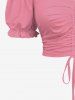 Hibiscus Flower Tropical Leaf Print Plus Size Matching Hawaii Beach Outfit For Couples -  