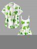 Robe débardeur grande taille à imprimé trèfle pour la Saint-Patrick - Émeraude S
