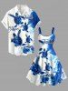 Turtle Sea Waves Print Hawaii Sea Creatures A Line Dress -  