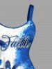 Turtle Sea Waves Print Hawaii Sea Creatures A Line Dress -  