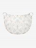 Paréo de plage convertible grande taille à imprimé feuilles tropicales et fleurs d'hibiscus, style hawaïen - Beige S