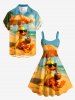 Duck Sea Beach Print Hawaii A Line Dress -  