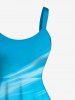 Coconut Tree Sea Beach Print Hawaii A Line Dress -  