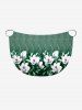 Paréo de plage convertible grande taille à imprimé floral, feuilles et branches, style hawaïen - Vert clair XXS
