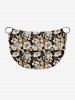 Plus Size Flower Leaf Butterfly Print Hawaii Convertible Beach Cover Up -  