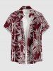 Matching Hawaii Shirt and Romper Beach Outfit Coconut Tree Print For Couples -  