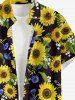 Sunflower Print Matching Hawaii Beach Outfit For Couples -  