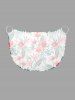 Flowers Leaf Tropical Print Convertible Hawaii Beach Cover -  