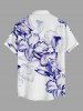 Hibiscus Flower Print Plus Size Matching Hawaii Beach Outfit For Couples -  