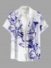 Hibiscus Flower Print Plus Size Matching Hawaii Beach Outfit For Couples -  