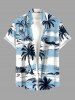 Coconut Tree Cloud Seascape Print Plus Size Matching Hawaii Beach Outfit For Couples -  