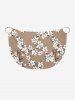 Flowers Leaf Print Convertible Hawaii Beach Cover -  