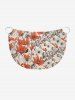 Flowers Leaf Print Convertible Hawaii Beach Cover -  