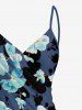 Flowers Print Convertible Hawaii Beach Cover -  