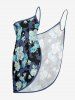 Flowers Print Convertible Hawaii Beach Cover -  