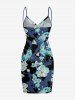 Flowers Print Convertible Hawaii Beach Cover -  