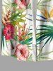 Hibiscus Flower Tropical Leaf Print Plus Size Matching Hawaii Beach Outfit For Couples -  