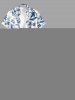 Coconut Tree Dinosaur Sea Waves Print Hawaii Tank Dress -  