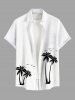 Coconut Tree Bird Print Plus Size Matching Hawaii Beach Outfit For Couples -  
