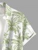 Coconut Tree Print Matching Hawaii Beach Outfit For Couples -  