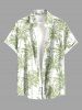 Coconut Tree Print Matching Hawaii Beach Outfit For Couples -  
