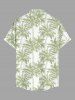 Coconut Tree Print Matching Hawaii Beach Outfit For Couples -  