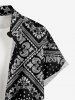 Paisley Floral Scarf Print Matching Hawaii Beach Outfit For Couples -  