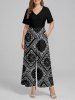 Paisley Floral Scarf Print Matching Hawaii Beach Outfit For Couples -  