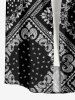 Paisley Floral Scarf Print Matching Hawaii Beach Outfit For Couples -  