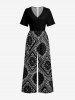 Paisley Floral Scarf Print Matching Hawaii Beach Outfit For Couples -  