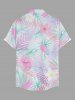Hibiscus Flower Tropical Leaf Print Matching Hawaii Beach Outfit For Couples -  