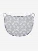 Flower Leaf Branch Print Hawaii Convertible Beach Cover Up - Cadetblue 6X