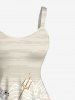 Shark Cat Octopus Sea Waves Print Matching Hawaii Beach Outfit For Couples - Blanc de Crème  
