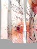 Flowers Leaf Ombre Print Plus Size Matching Hawaii Beach Outfit For Couples -  