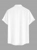 Flowers Leaf Ombre Print Plus Size Matching Hawaii Beach Outfit For Couples -  