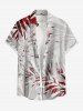 Tropical Leaf Print Matching Hawaii Beach Outfit For Couples - Rouge 