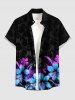 Flower Leaf Print Matching Hawaii Beach Outfit For Couples -  