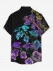 Chemise hawaïenne à imprimé floral et poches boutonnées grande taille pour hommes - Concorde 2XL