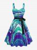 Shark Sea Print Matching Hawaii Beach Outfit For Couples - Bleu 