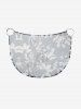 Flowers Leaf Print Convertible Hawaii Beach Cover - Gris 5X