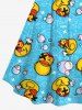 Ducks Bubble Print Matching Hawaii Beach Outfit For Couples -  
