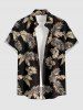 Tropical Leaf Print Matching Hawaii Beach Outfit For Couples -  