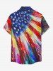 Patriotic American Flag Painting Print Matching Outfit For Couples -  