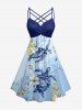 Flower Turtle Coral Print Matching Hawaii Sea Creatures Beach Outfit For Couples -  