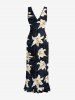 Hibiscus Flowers Tropical Leaf Print Matching Hawaii Beach Outfit For Couples -  