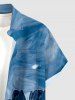 Tulip Flower Painting Print Hawaii Button Pocket Shirt For Men -  