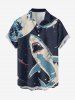 Shark Planet Plane Galaxy Print Matching Hawaii Beach Outfit For Couples -  