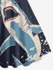Shark Planet Plane Galaxy Print Matching Hawaii Beach Outfit For Couples -  