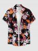 Flowers Leaf Tropical Print Matching Hawaii Beach Outfit For Couples -  